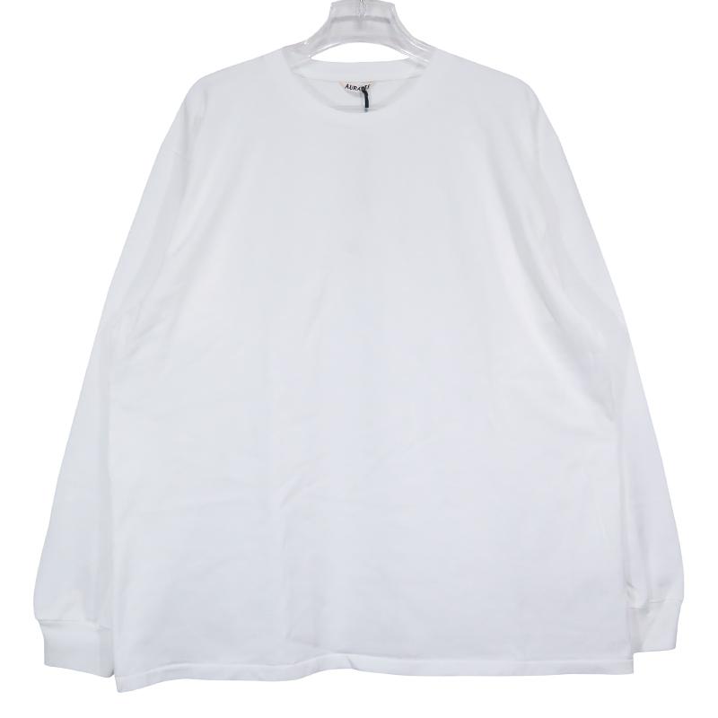 AURALEE（オーラリー） LUSTER PLAITING L/S TEE A00P01GT クルー