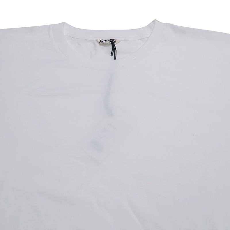 AURALEE（オーラリー） LUSTER PLAITING L/S TEE A00P01GT クルー
