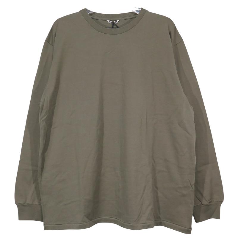 AURALEE（オーラリー） LUSTER PLAITING L/S TEE A00P01GT クルー