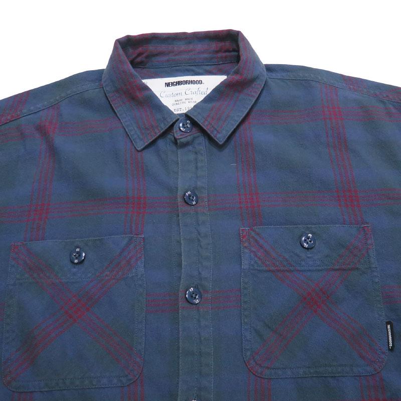 NEIGHBORHOOD（ネイバーフッド） 25SS SAVAGE TARTAN CHECK SHIRT LS