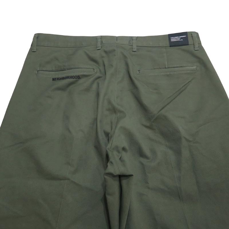 NEIGHBORHOOD（ネイバーフッド） 25AW TWO TUCK PANTS 252ZANH-PTM06