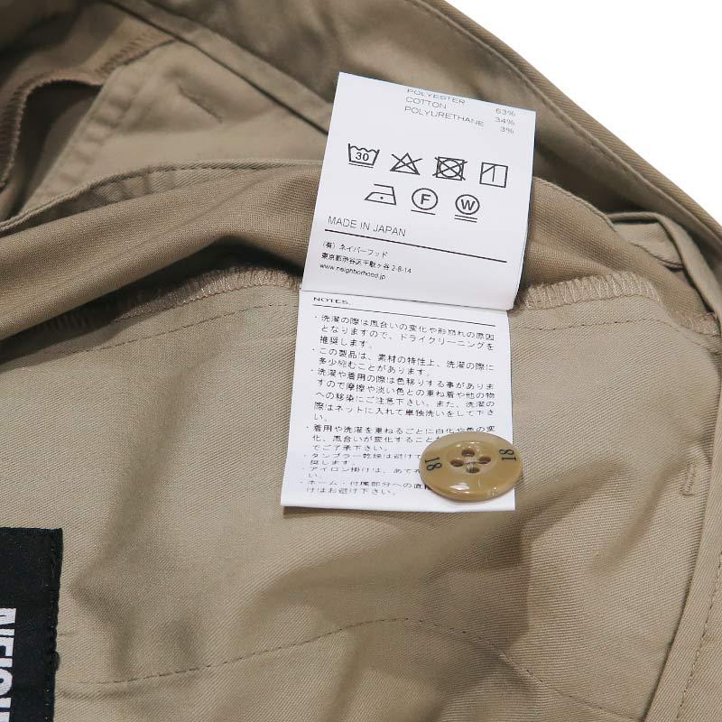 NEIGHBORHOOD（ネイバーフッド） 25SS ANKLE PANTS 251ZANH-PTM02