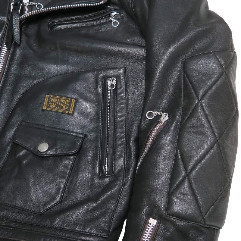 NEIGHBORHOOD ネイバーフッド レザー ジャケット 羊革 総柄 M NEIGHBORHOOD ネイバーフッド レザー ジャケット 羊革 総柄 M LEATHER