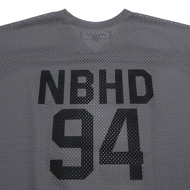 Neighborhood ネイバーフッド シャツ 25ss M グレー NEIGHBORHOOD（ネイバーフッド） 25SS HOCKEY V-NECK SS 251UNNH-CSM01