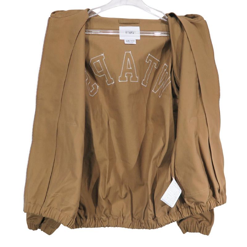 WTAPS☆D00M / Jacket / Cotton Twill☆XL茶 WTAPS（ダブルタップス） 24AW D00M/JACKET/COTTON.TWILL 242WVDT