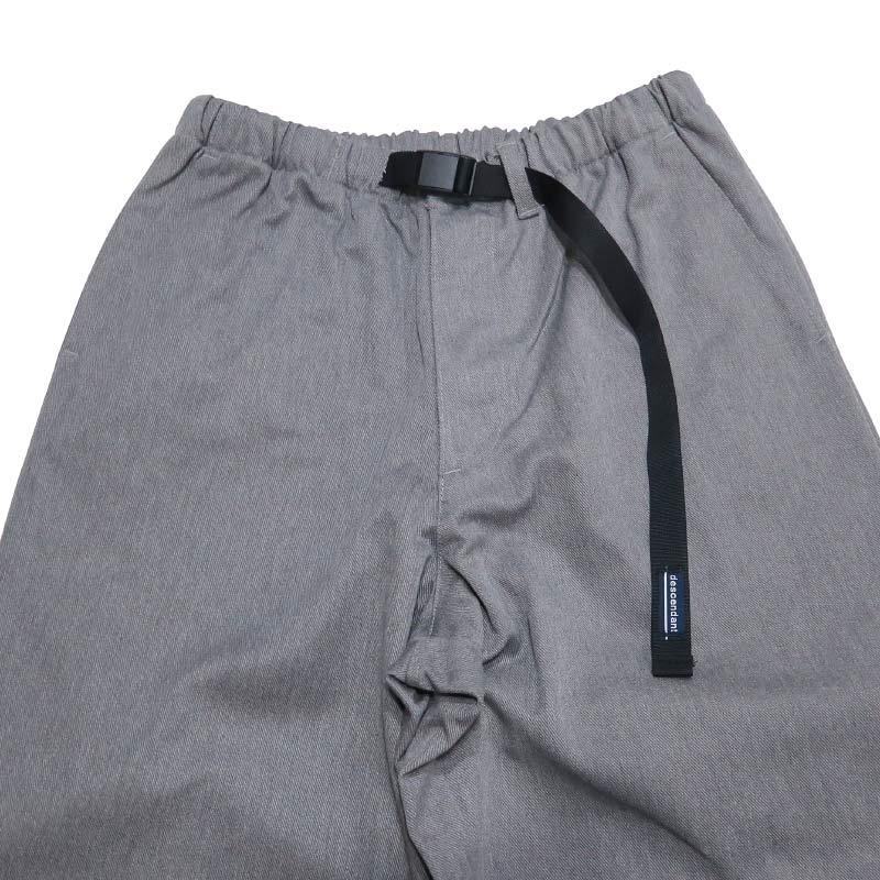 DESCENDANT ディセンダント CLASP WEBBING TROUSERS クラスプ