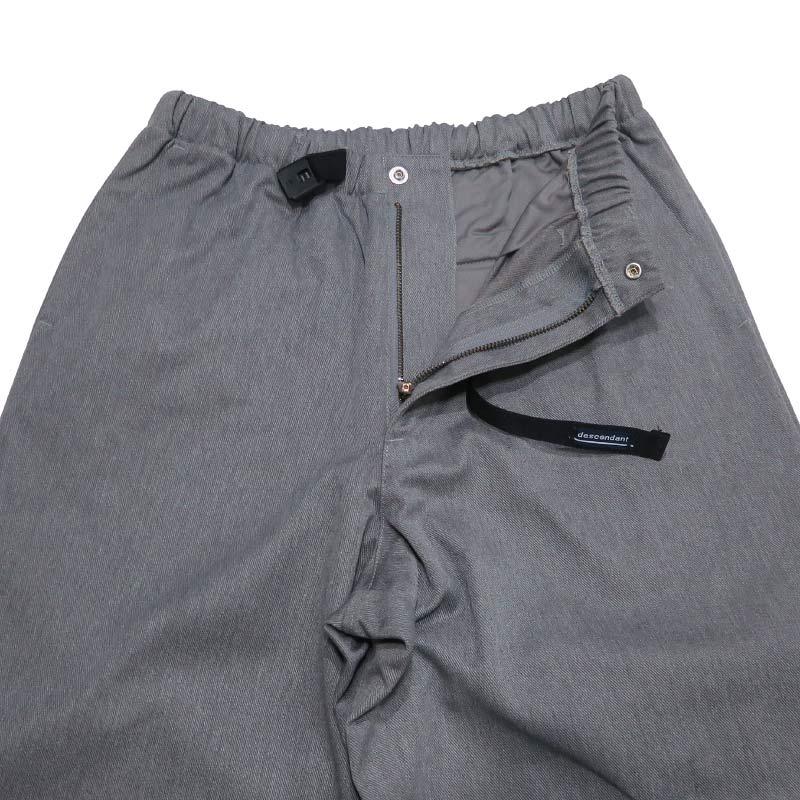 DESCENDANT ディセンダント CLASP WEBBING TROUSERS クラスプ