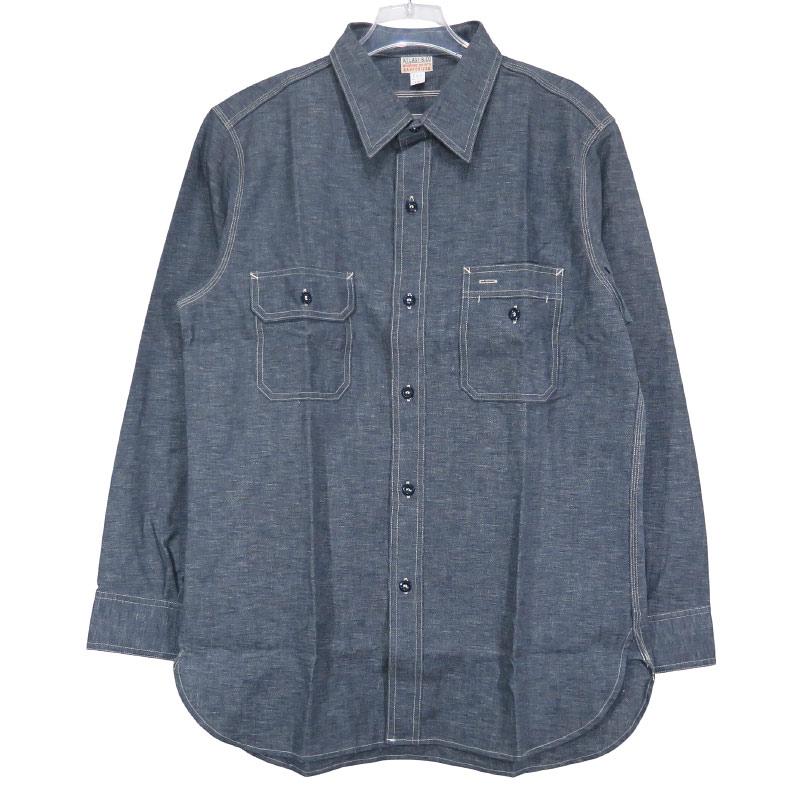 アットラスト AtLast&Co WORK CHAMBRAY SHIRT LOT391 シャンブレー