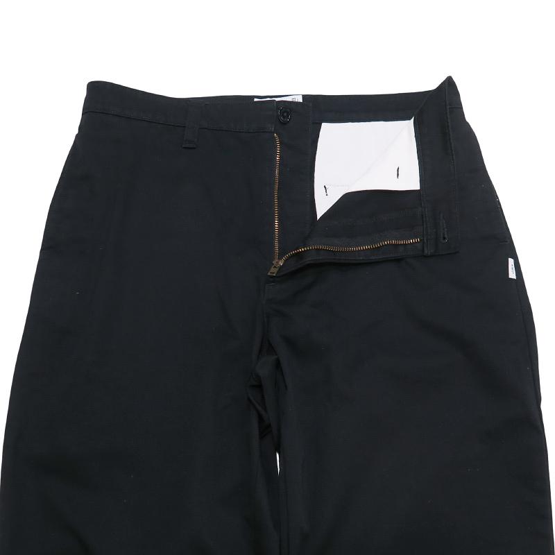 美品 WTAPS KHAKI TROUSERS. COPO. WP 黒　パンツ WTAPS（ダブルタップス） 19AW KHAKI/TROUSERS.COPO.TWILL 192WVDT
