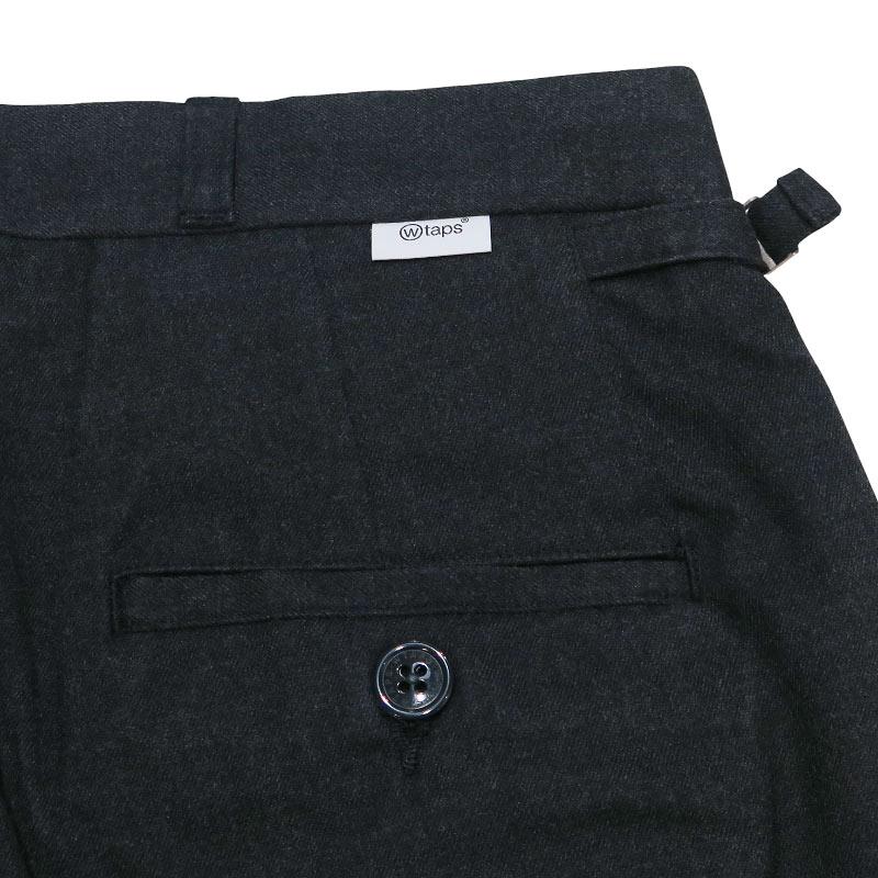 WTAPS ダブルタップス 23AW LC/TROUSERS/PLRA.TWILL 232TQDT-PTM04 トラウザーズ ツイル パンツ ボトムス チャコール サイズ01(S)_7