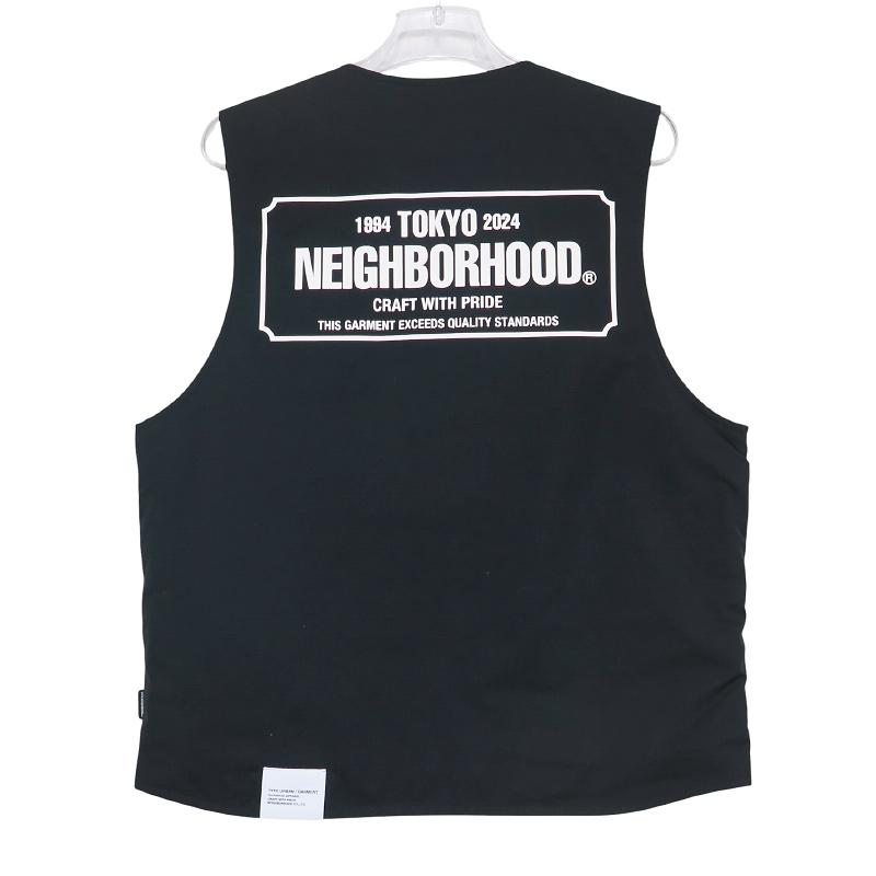NEIGHBORHOOD ネイバーフッド PADDED WORK VEST Neighborhood Black Padded Work Vest Neighborhood