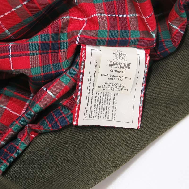 BARACUTA（バラクータ） G9 BARACUTA CLOTH BRCPS001 スウィングトップ