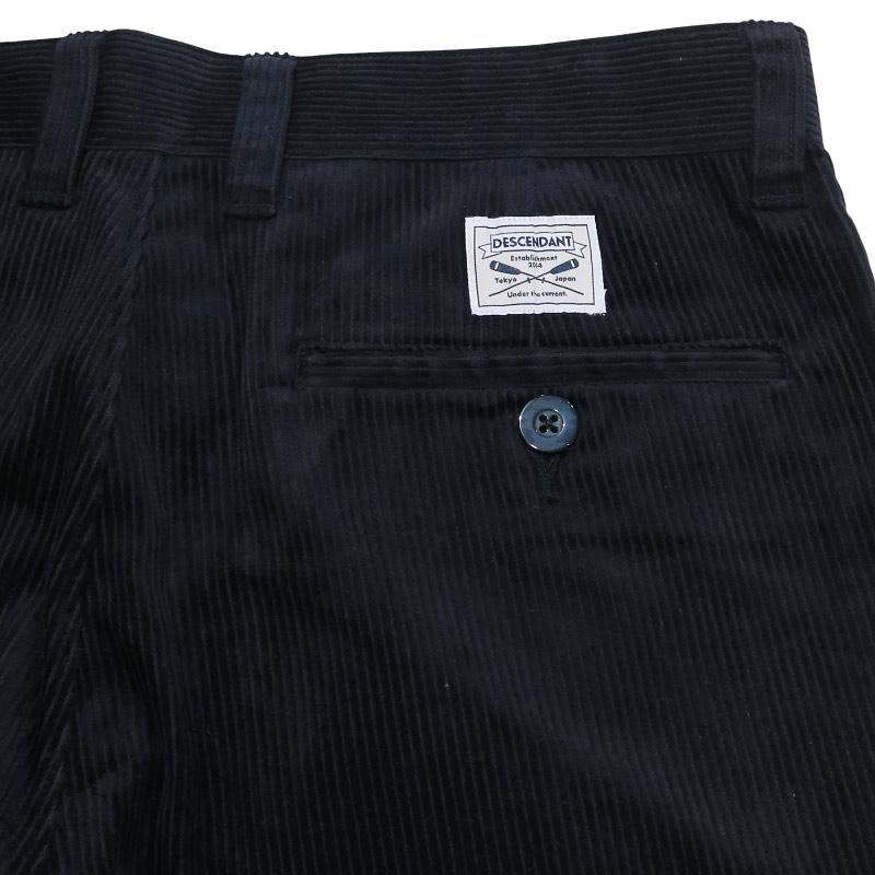 DESCENDANT ディセンダント 23AW DC-6 GDT CORDUROY TROUSERS 232TQDS