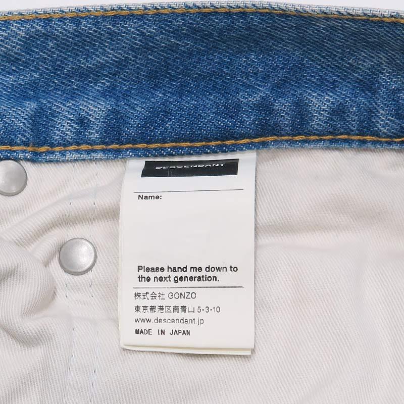 DESCENDANT ディセンダント 23AW 1995 DENIM TROUSERS BAGGY 232WVDS