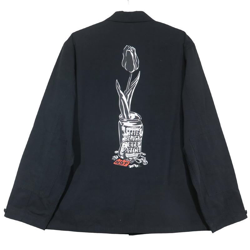 【美品】ブラックアイパッチ Wasted Youth コラボ ワークシャツ XL BlackEyePatch（ブラックアイパッチ） x Wasted Youth ウェイステッド