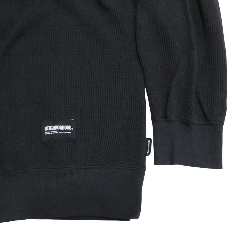 NEIGHBORHOOD（ネイバーフッド） 24AW WAFFLE FABRIC CREWNECK LS