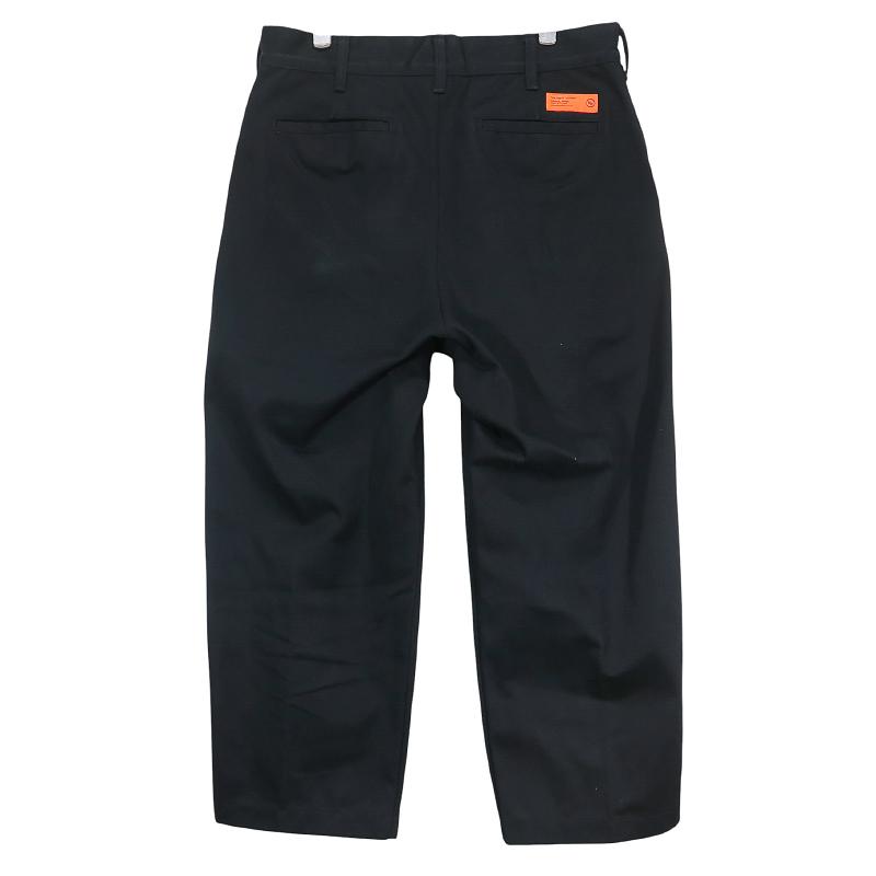neighborhood ネイバーフッド　タックパンツ　スラックス　　ブラック NEIGHBORHOOD（ネイバーフッド） 24SS TUCK WORK PANTS 241UTNH-PTM01S