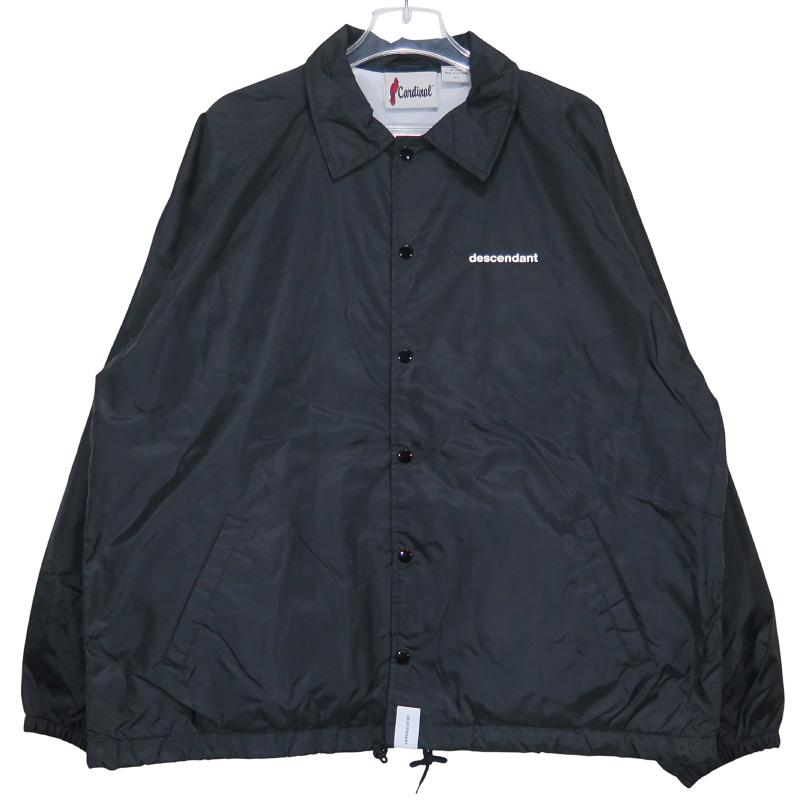 DESCENDANT ブラック コーチジャケット サイズ3 DESCENDANT ディセンダント 20AW SPY HOP COACH JACKET 202NTDS-JKM01S