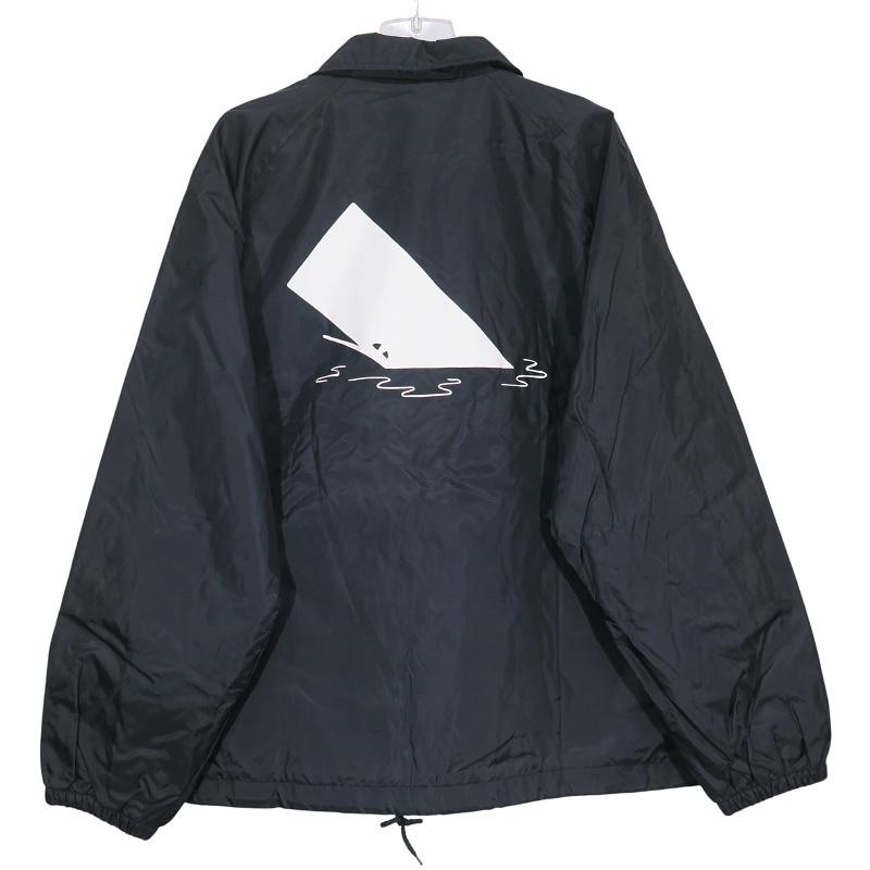 DESCENDANT ブラック コーチジャケット サイズ3 DESCENDANT ディセンダント 20AW SPY HOP COACH JACKET 202NTDS-JKM01S