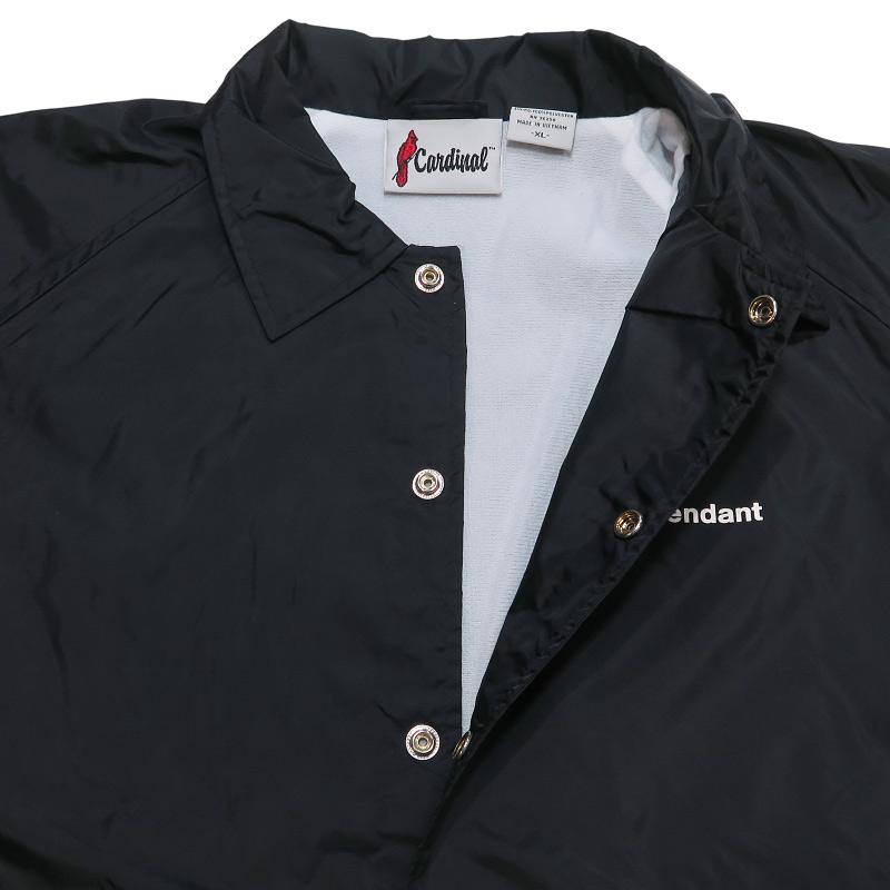 DESCENDANT ブラック コーチジャケット サイズ3 DESCENDANT ディセンダント 20AW SPY HOP COACH JACKET 202NTDS-JKM01S