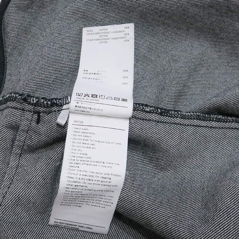 WTAPS（ダブルタップス） 22AW WCPO 01/LS/COTTON.DENIM 222WVDT-SHM01