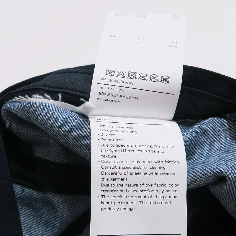 WTAPS（ダブルタップス） 22AW T-6H 03/CAP/ COTTON.DENIM.LEAGUE