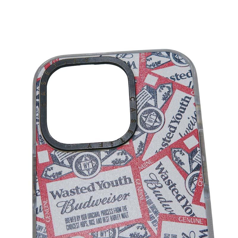 【新品・未使用】Casetify×WDS iPhone X,XSケース即購入OK CASETiFY Wasted Youth ウェイステッド ユース x Budweiser