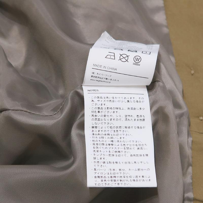 NEIGHBORHOOD（ネイバーフッド） 25SS RC FLIGHT JACKET 251SZNH-JKM02