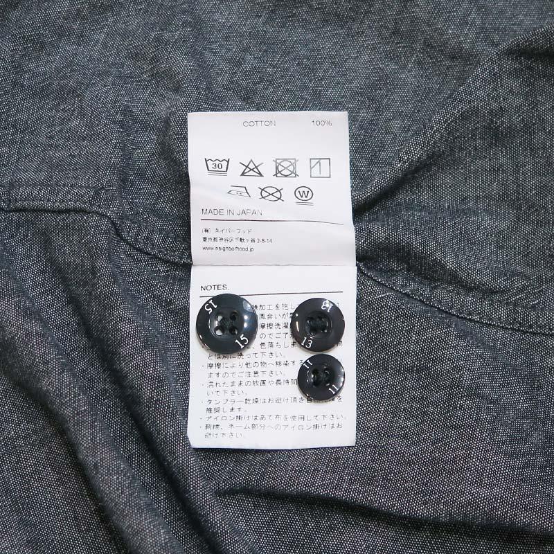 NEIGHBORHOOD（ネイバーフッド） 24AW CHAMBRAY BD SHIRT LS 242BENH