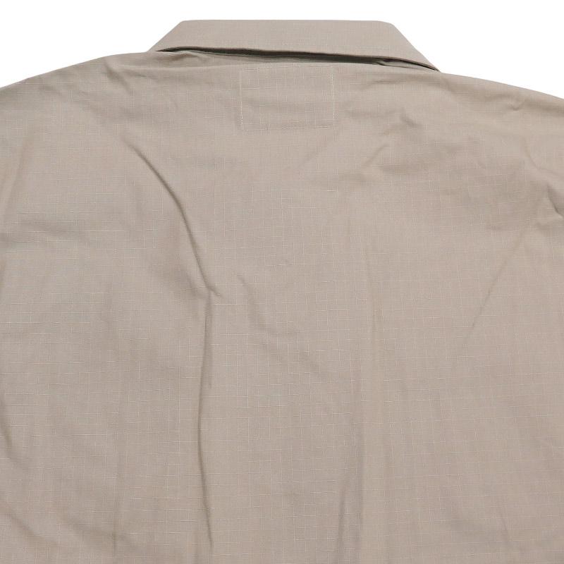 WTAPS ダブルタップス 20AW MODULAR/LS/COTTON.RIPSTOP 202BRDT-SHM02 モジュラー ロングスリーブ シャツ コットン リップストップ ベージュ 長袖 サイズ02(M)の画像