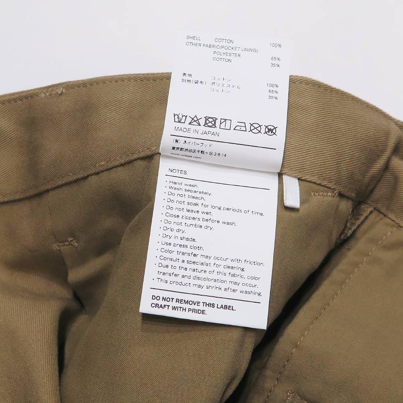 WTAPS（ダブルタップス） 21AW UNION 01/TROUSERS/COTTON.TWILL