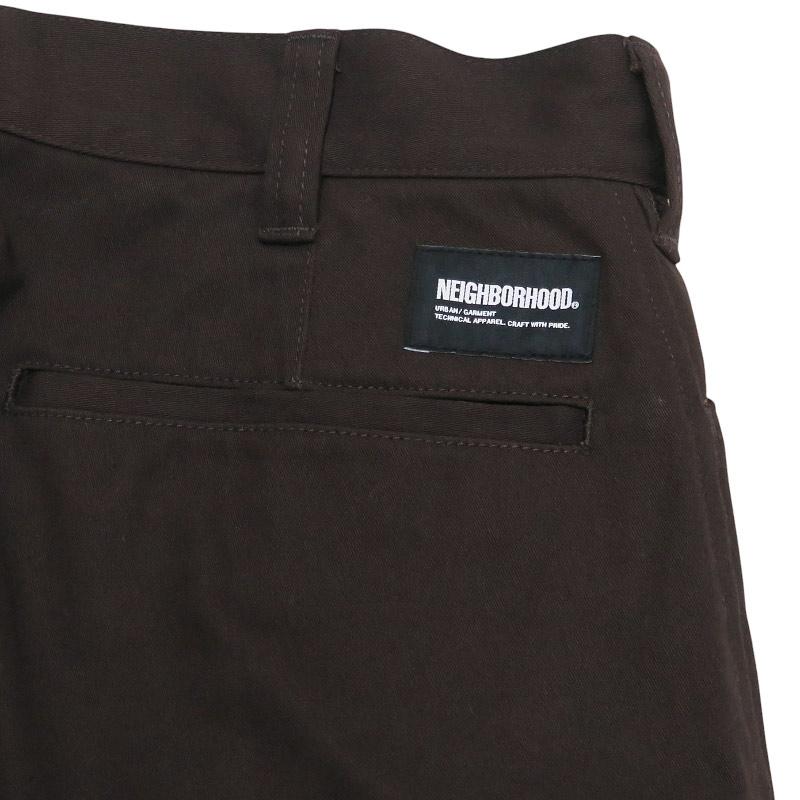 NEIGHBORHOOD パンツ XL ブラウン 未開封新品 ネイバーフッド NEIGHBORHOOD（ネイバーフッド） 25SS WP SLIM PANTS 251SPNH-PTM02