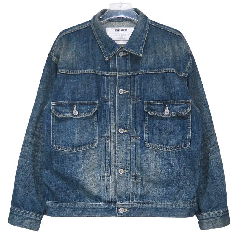 neighborhood デニムセットアップ　ネイバーフッド　Mサイズ NEIGHBORHOOD（ネイバーフッド） 26SS WASHED DENIM TYPE-2 JACKET