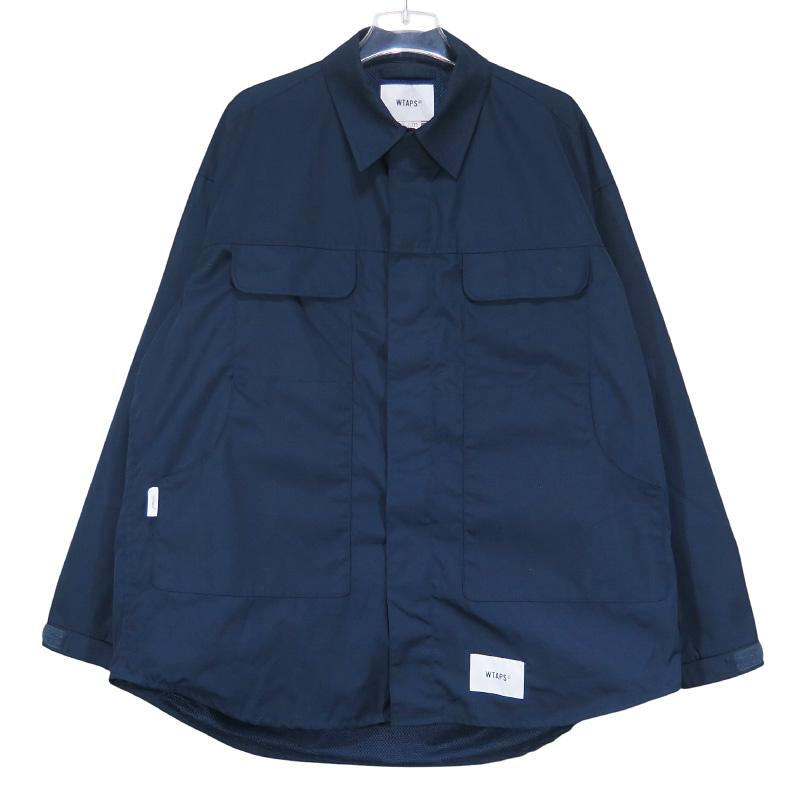 WTAPS ダブルタップス ワークシャツ ジャケット ネイビー WTAPS（ダブルタップス） 23SS VERT/JACKET/CTPL.WEATHER 231WVDT