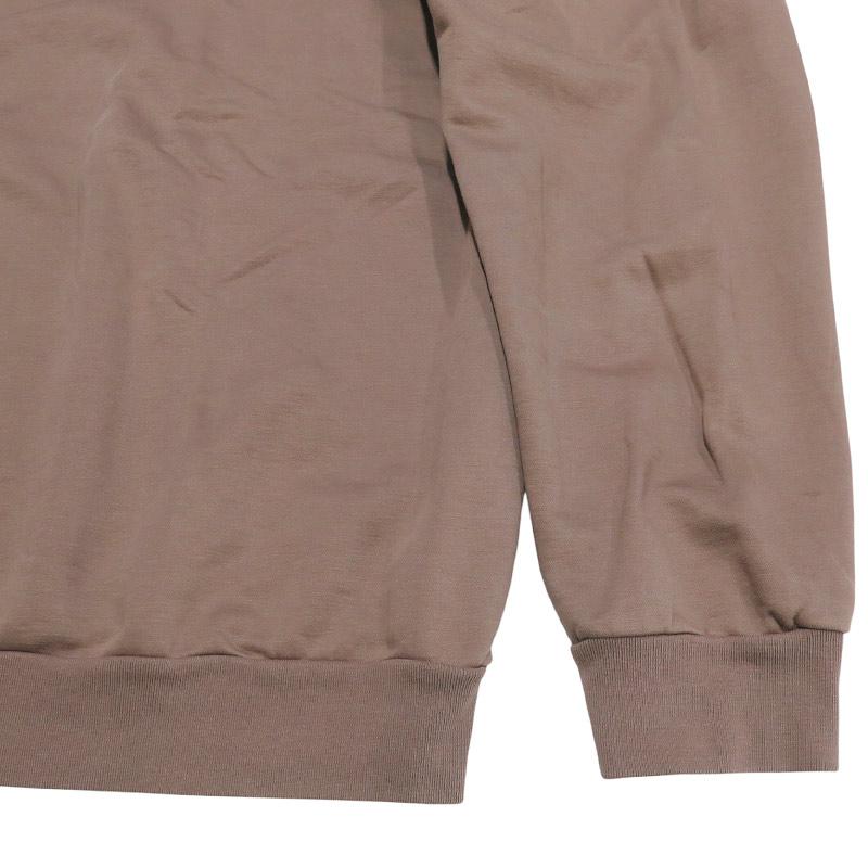 【AURALEE】オーラリー ハーフジップ スウェット グレー ベージュ 美品 AURALEE（オーラリー） ELASTIC HIGH GAUGE SWEAT HALF ZIP P/O エラ