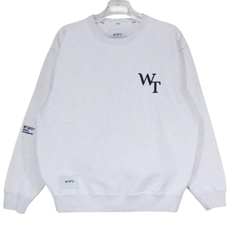 トップス WTAPS 26SS WTVUA 261ATDT-STM05S WHITE XL WTAPS（ダブルタップス） 26SS ACADEMY/SWEATER/COTTON 261ATDT-CSM04
