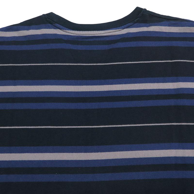 WTAPS 23SS ボーダー Tシャツ NAVY 04 X-LARGE WTAPS（ダブルタップス） 23SS BDY 02/SS/COTTON.TEXTILE.SIGN 231ATDT