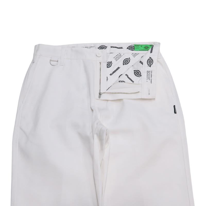 NEIGHBORHOOD ワークパンツ ・ ワイドパンツM ホワイト NEIGHBORHOOD（ネイバーフッド） x DICKIES ディッキーズ 24AW