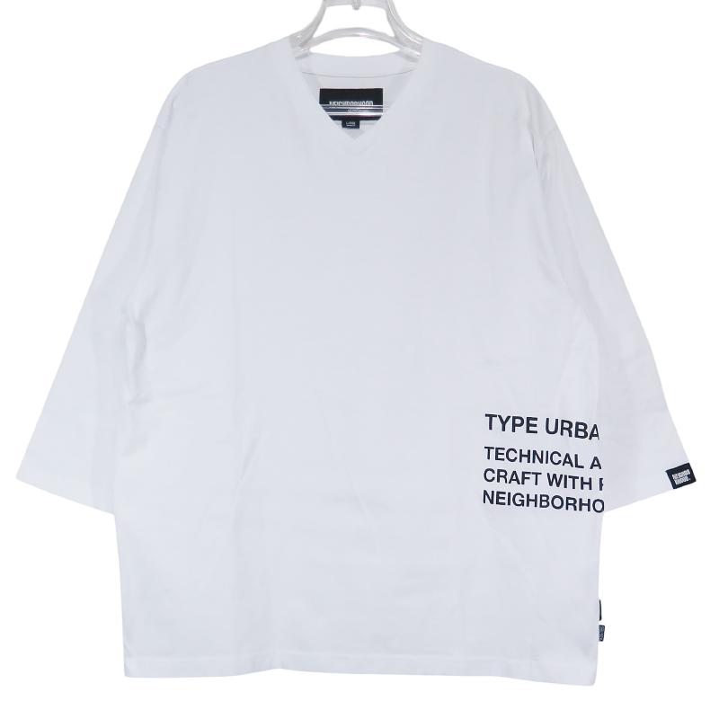 トップス L 26SS NEIGHBORHOOD SHELTECH V-NECK 3Q NEIGHBORHOOD（ネイバーフッド） 26SS SHELTECH V-NECK 3Q 261BWNH