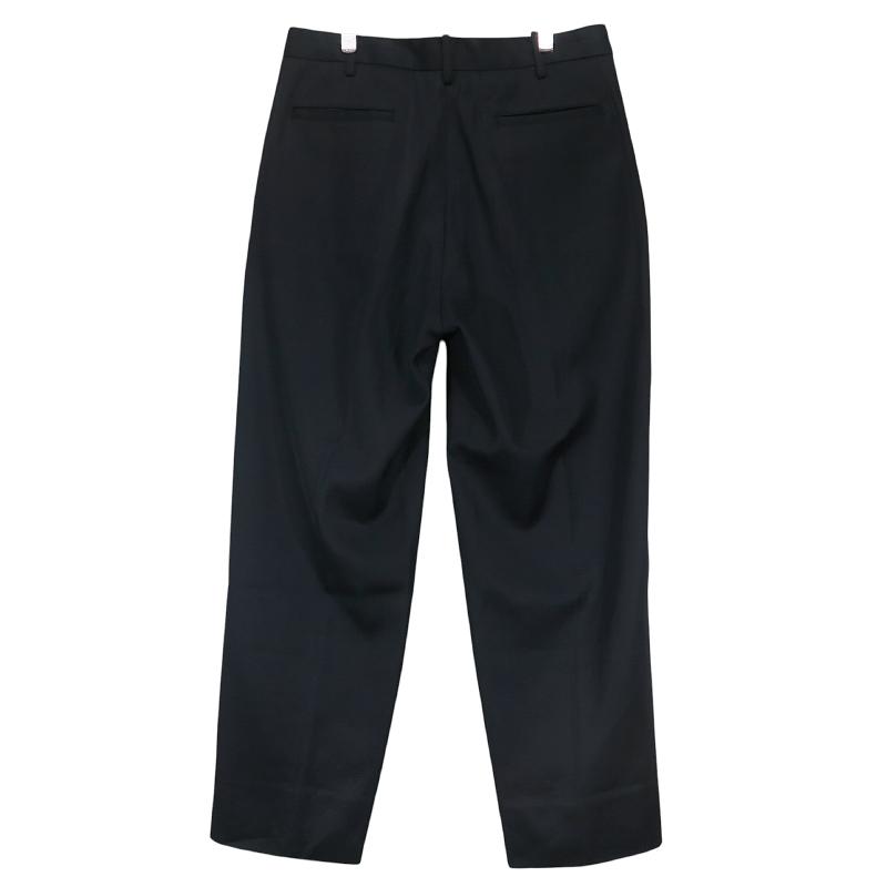 everyone スラックス EV24-PT26 ブラック L everyone エブリワン TWO TUCK WIDE TWILL TROUSER EV24-PT26