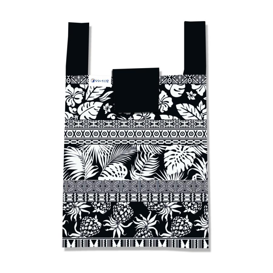 エコバッグ レジ袋 ハワイアン ハワイ オシャレ レトロ 日本製