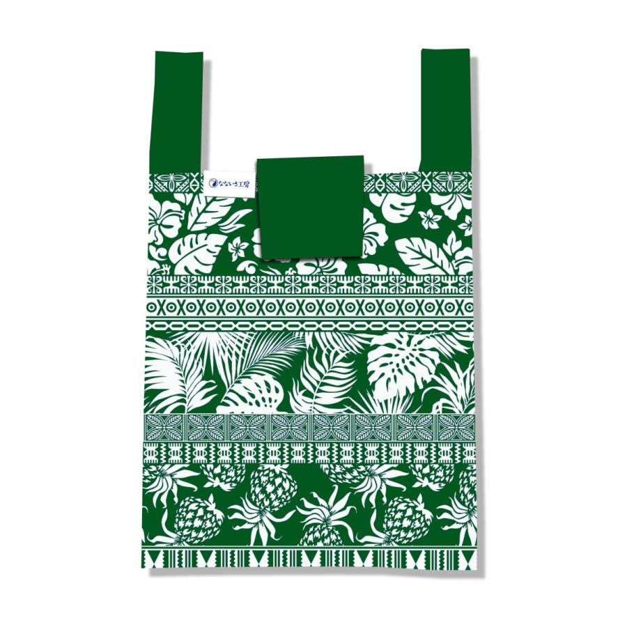 エコバッグ レジ袋 ハワイアン ハワイ オシャレ レトロ 日本製  