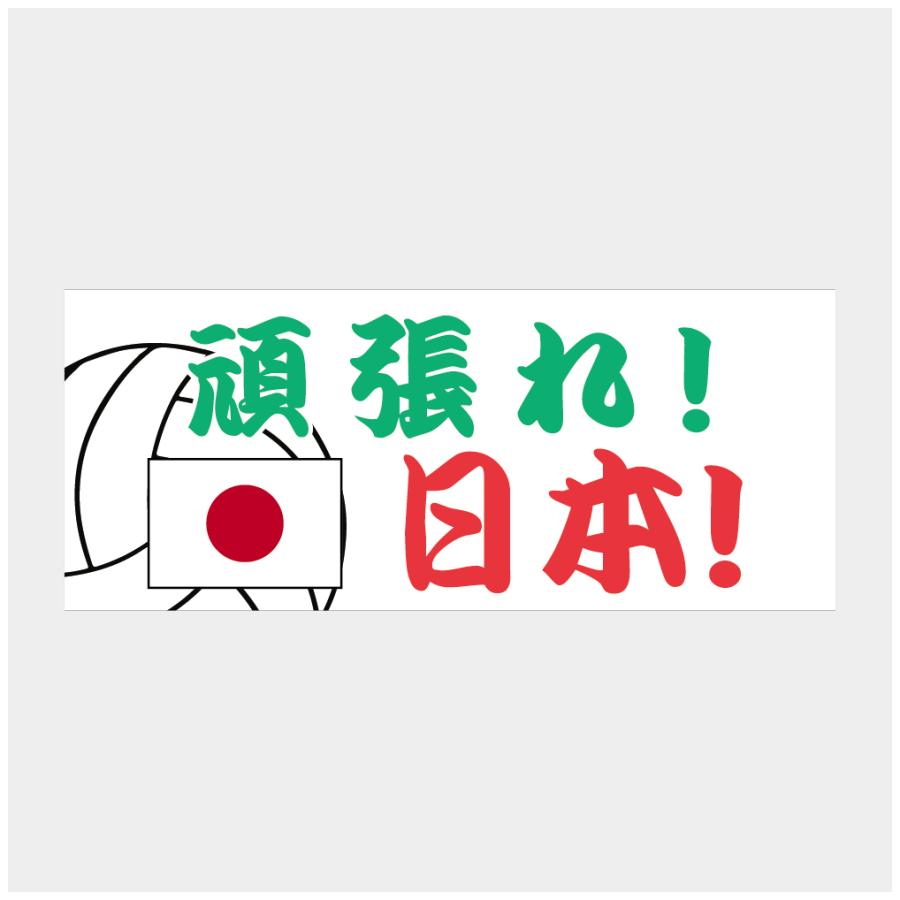 垂れ幕 がんばれ日本 応援 横断幕 布 ポンジ 軽量 バレー スタジアム