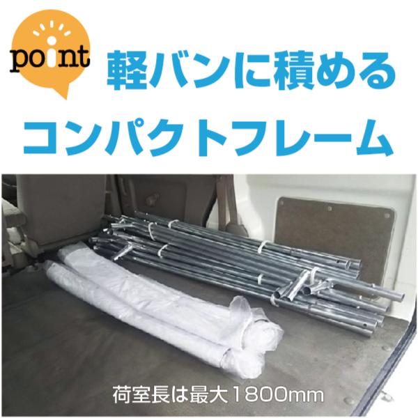 イベントパネル テント 簡易看板 スチールフレーム 間口2間 EVENTPS02