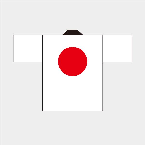 ハッピ 法被 はっぴ 日本製 JAPAN 日本 日の丸 応援 応援グッズ お祭り