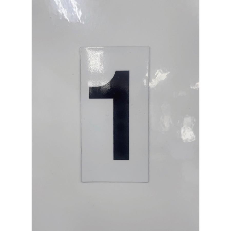 日付マグネット 無反射タイプ 数字 40×80mm 33枚セット 国交省推奨型