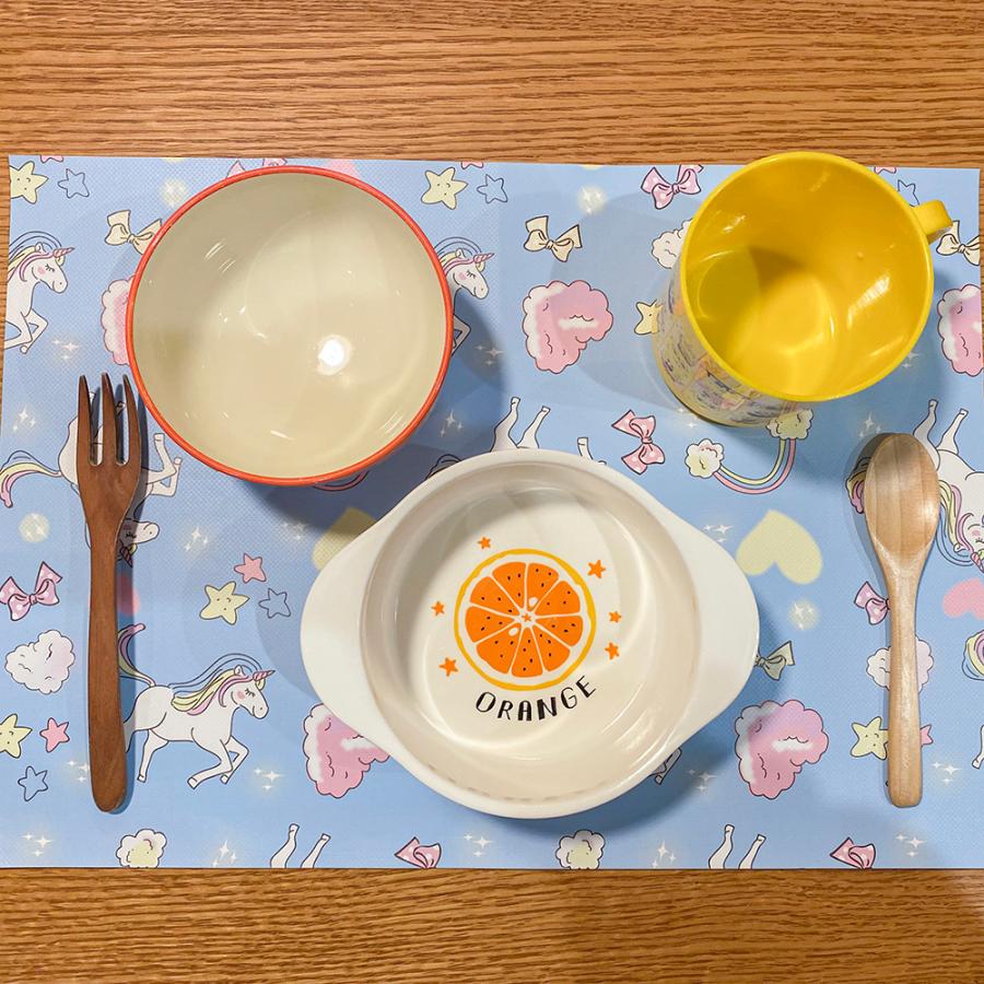 ランチョンマット(35cm×25cm) 2枚セット ビニール素材 撥水