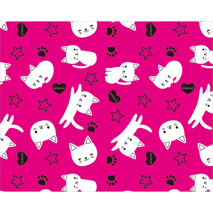 リッキー様　確認用　ランチョンマット　40×60 ねこ　ピンク　くすみ ランチョンマット(25cm×20cm) 2枚セット ビニール素材 撥水 ネコ ねこ