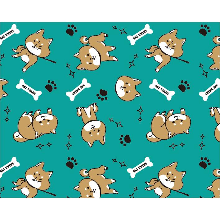 ランチョンマット(25cm×20cm) 2枚セット ビニール素材 撥水 犬 いぬ
