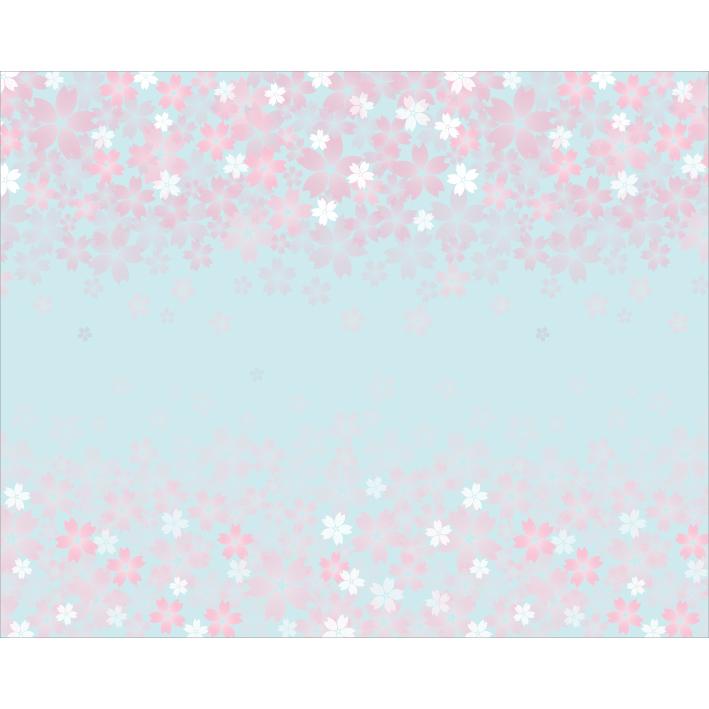 ランチョンマット(25cm×20cm) 2枚セット ビニール素材 撥水 桜 さくら